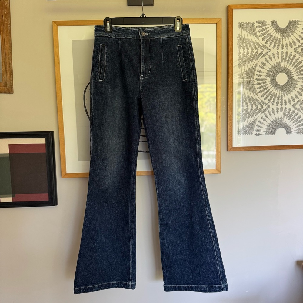 KanCan Dark Blue Flare Jeans
